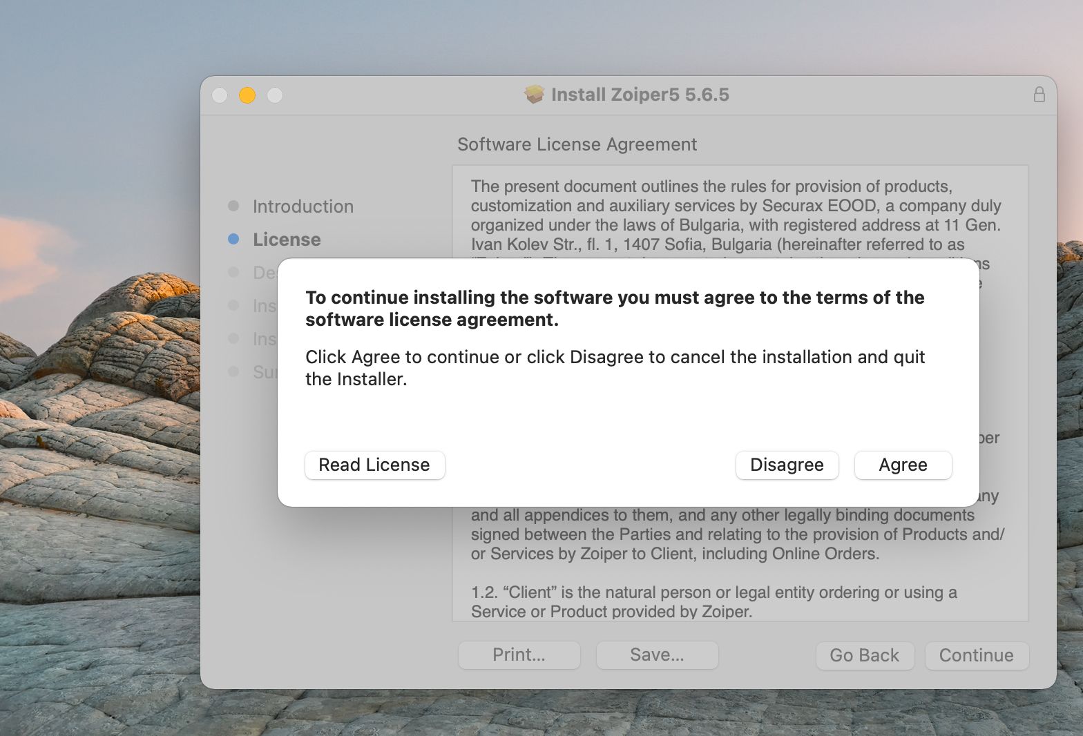 License Agreement