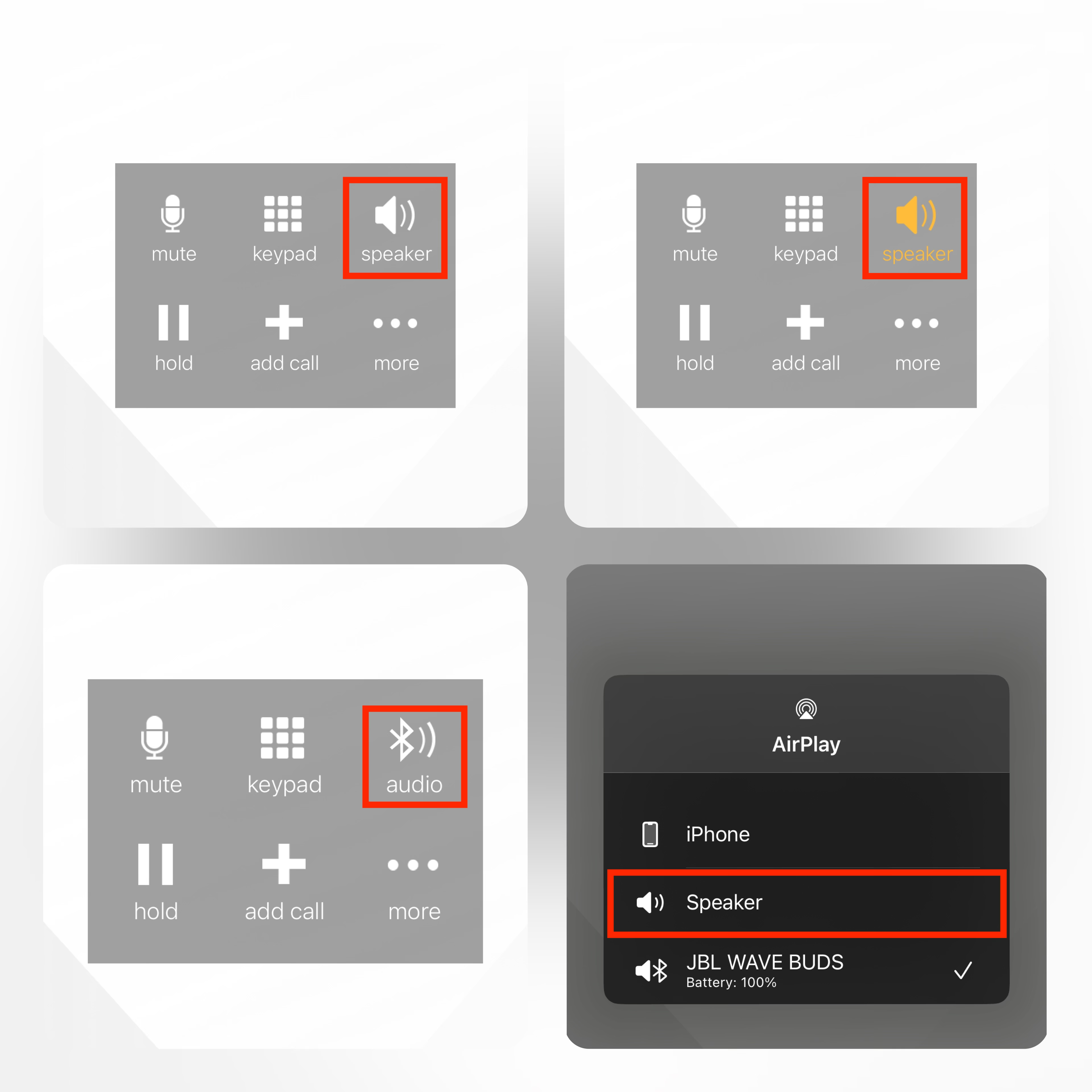 Placing a call using the dial pad