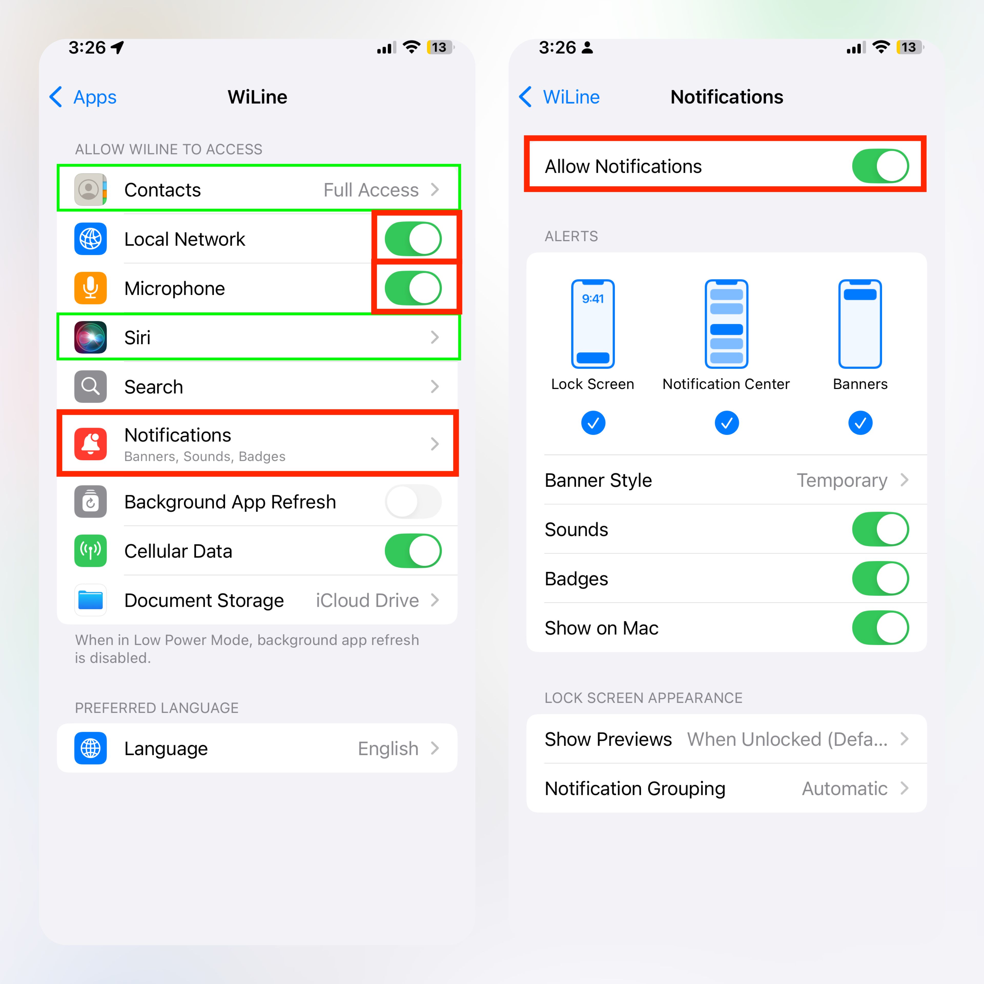 Enable Notifications