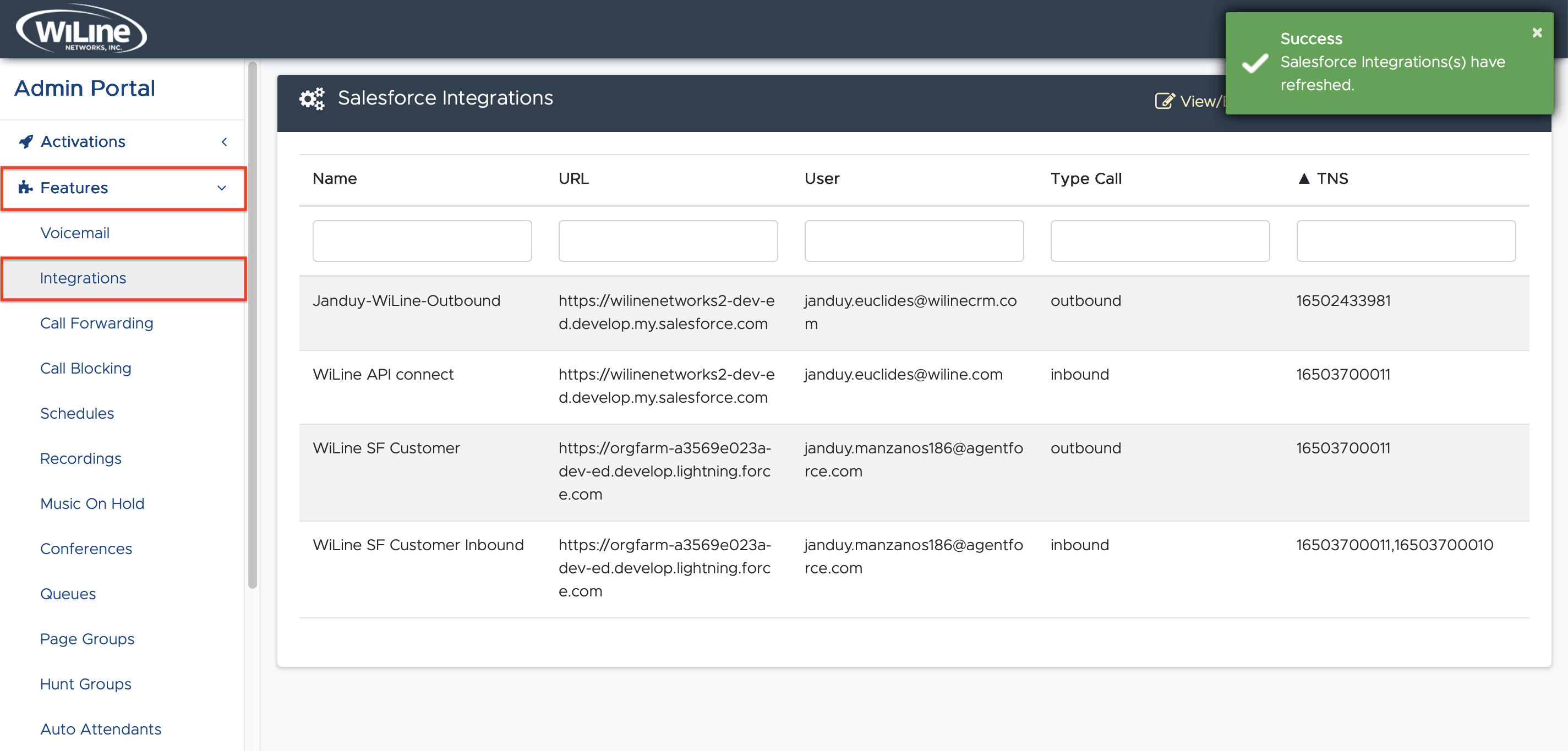Salesforce Integrations List
