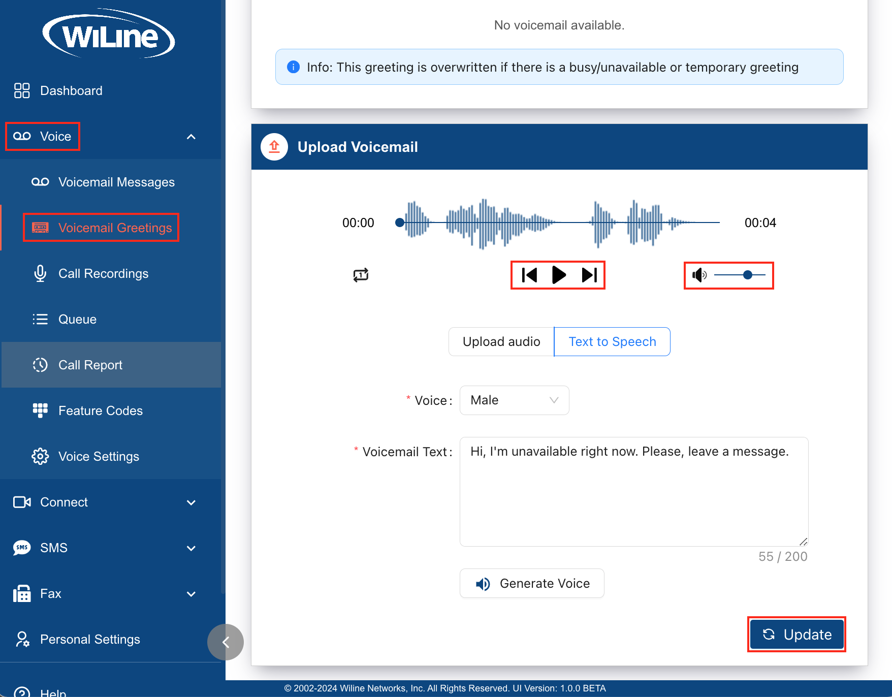 Text to speech